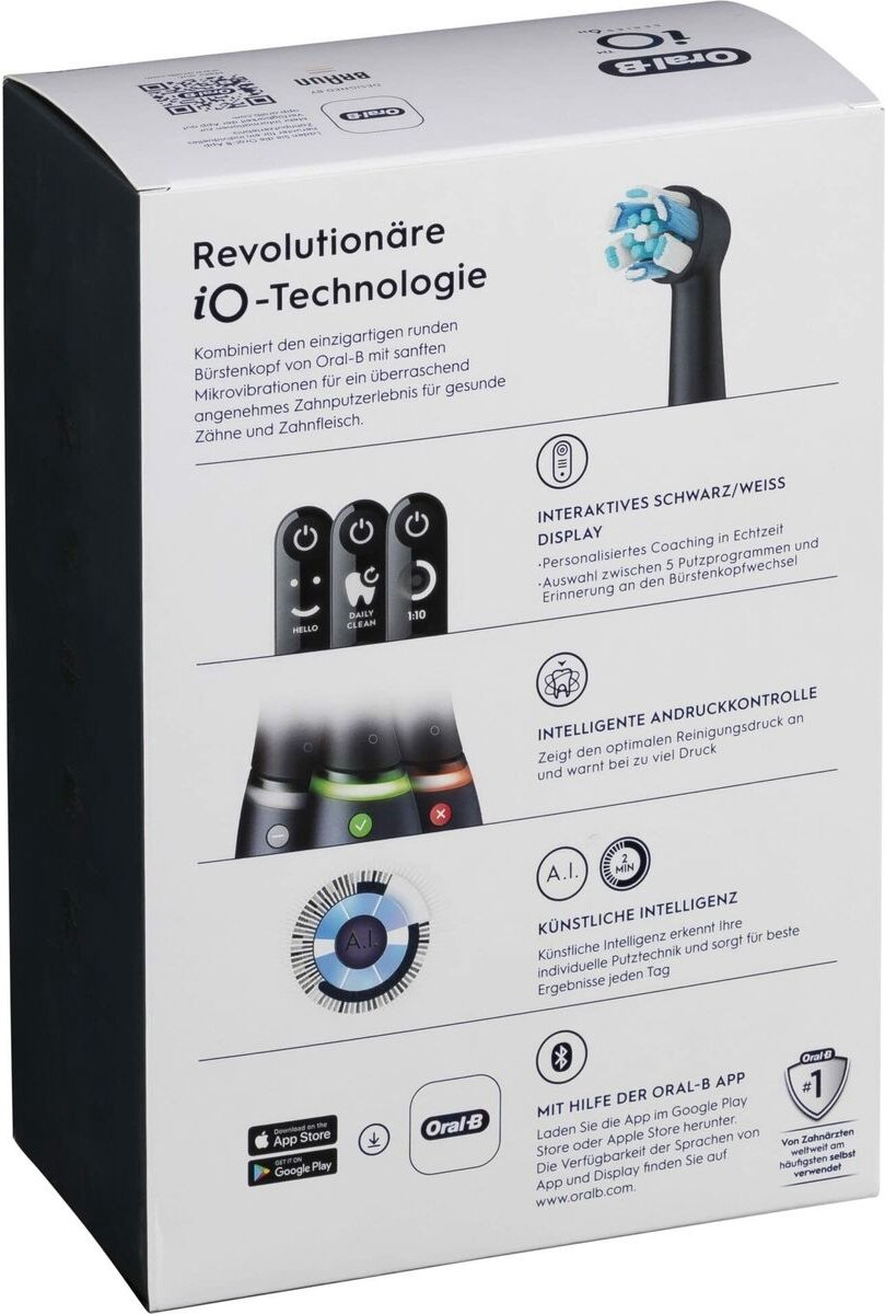 Oral-B iO Series 6 Zwarte Roterende Tandenborstel