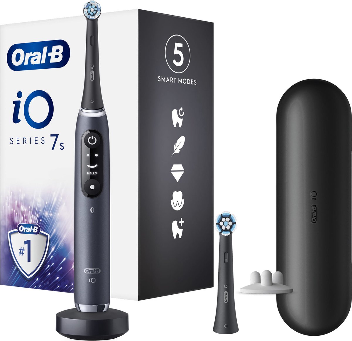 Oral-B iO Series 7S Black Onyx Elektrische Tandenborstel