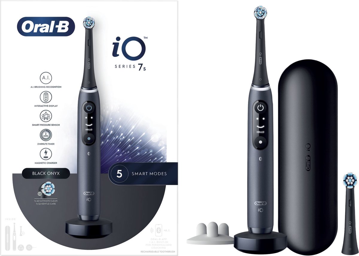 Oral-B iO Series 7S Black Onyx Elektrische Tandenborstel