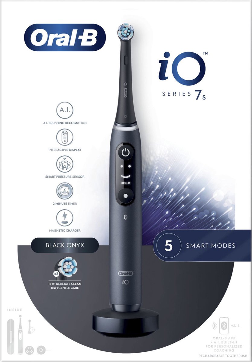 Oral-B iO Series 7S Black Onyx Elektrische Tandenborstel