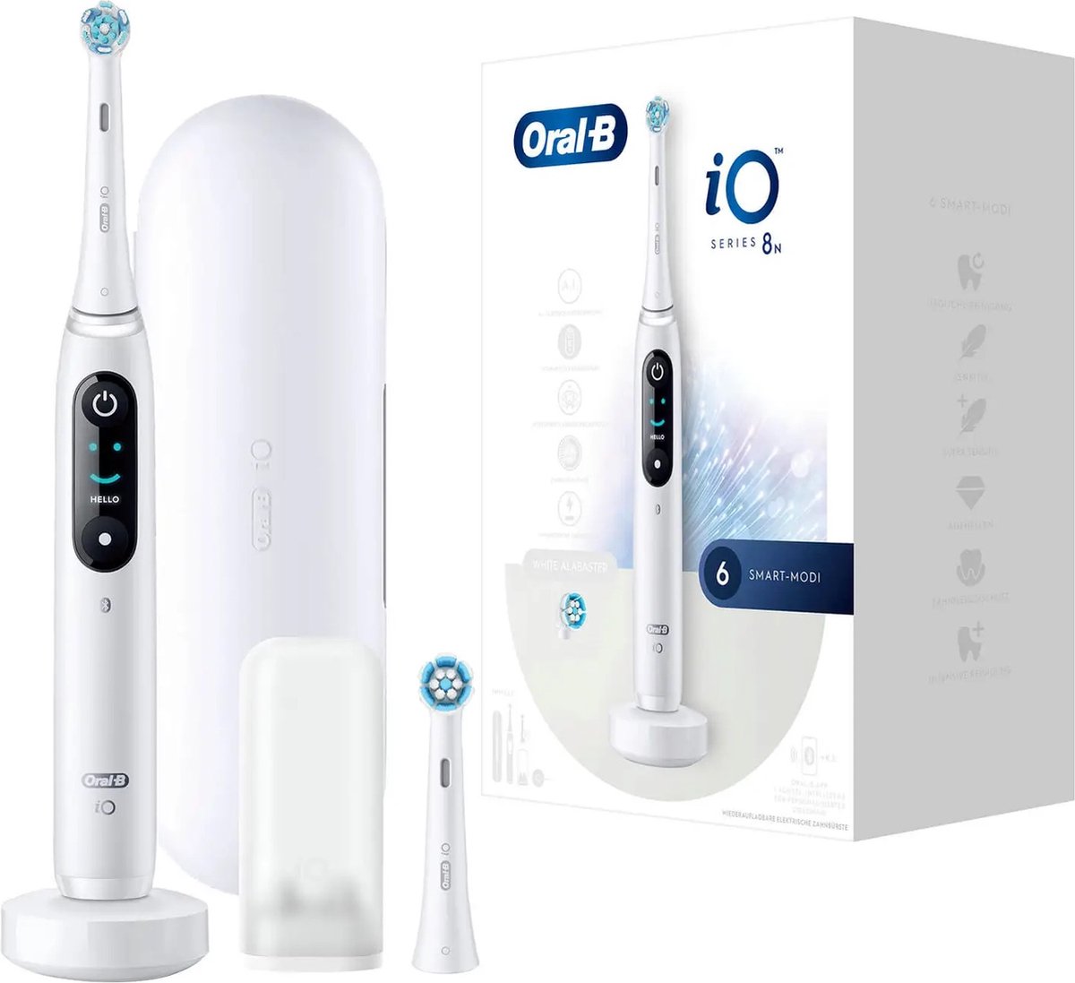 Oral-B iO Series 8N Elektrische Tandenborstel Wit