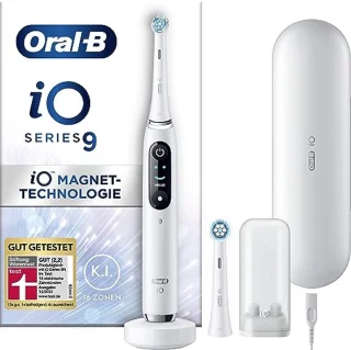 Oral-B iO Series 9N White Alabaster elektrische tandenborstel
