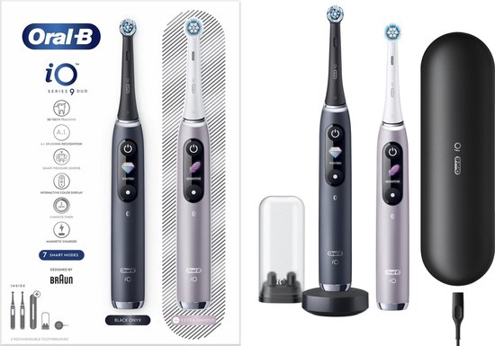 Oral-B iO9 Special Edition Duopack — Professionele reiniging, persoonlijk design