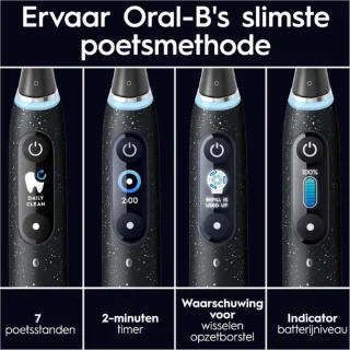 Oral-B iO10 Elektrische Tandenborstel Cosmic Zwart