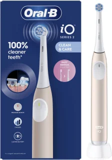Oral-B iO2 Elektrische Tandenborstel Calm Pink 1 stuk