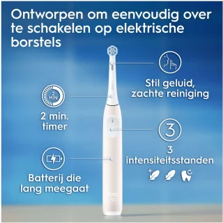 Oral-B iO2 Elektrische Tandenborstel Calm Pink 1 stuk
