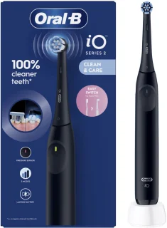 Oral-B iO2 elektrische tandenborstel Night Black 1 stuk