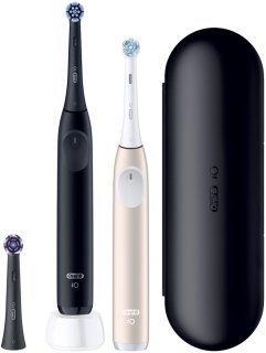 Wat vinden we goed aan de Oral-B iO2 Elektrische Tandenborstels 2 stuks Black/Pink