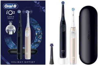 Oral-B iO2 Elektrische Tandenborstels 2 stuks Black/Pink
