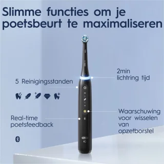 Oral-B iO6 Smile elektrische tandenborstel - Zwart