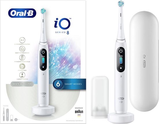 Oral B IO8 Elektrische Tandenborstel Wit