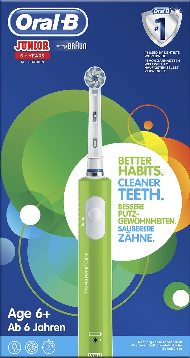 Oral-B Junior Elektrische Tandenborstel Groen