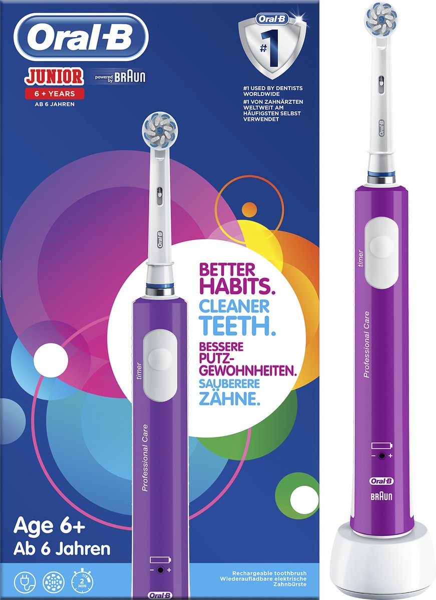 Oral-B Junior Elektrische Tandenborstel Paars