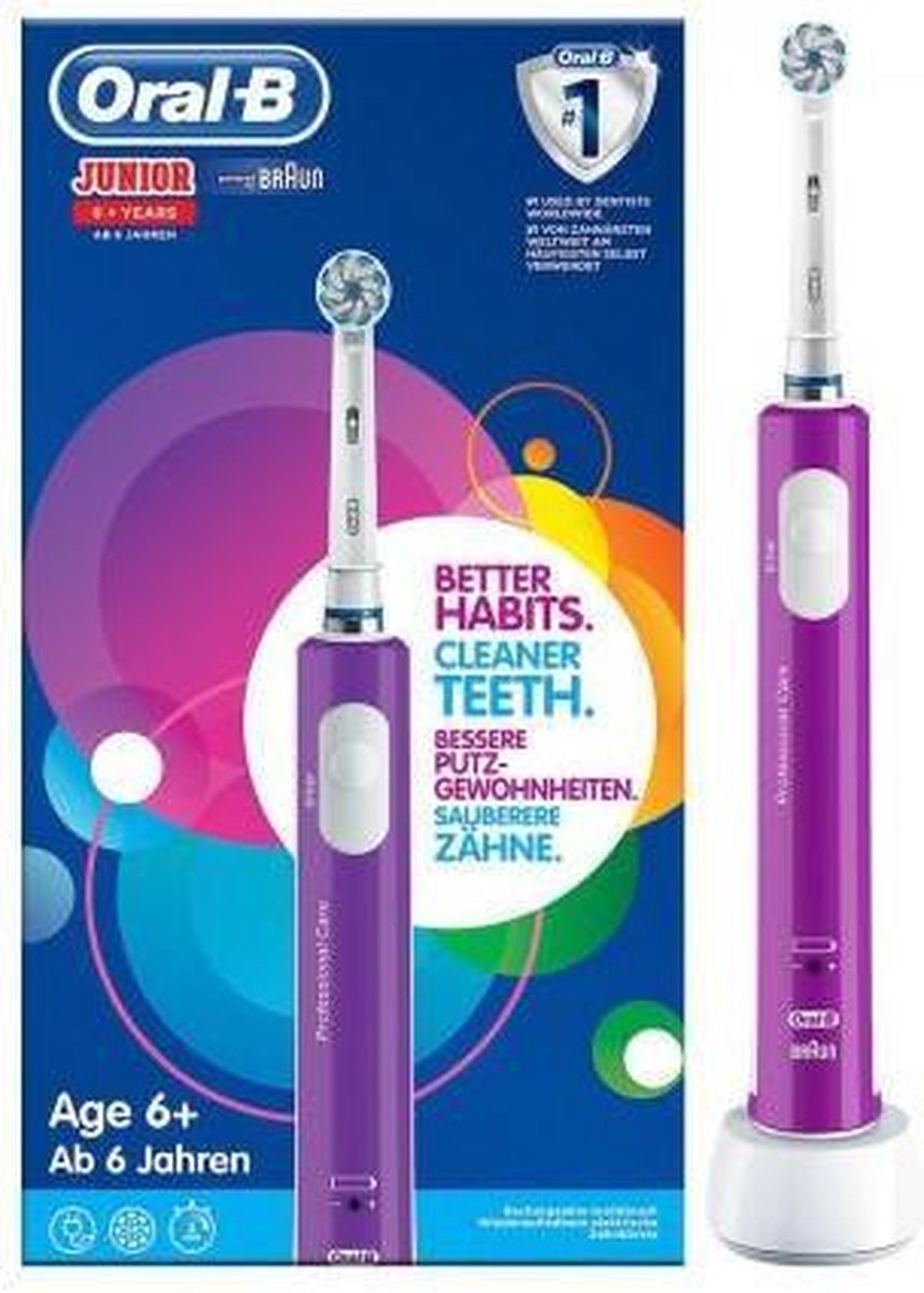 Oral-B Junior Elektrische Tandenborstel Paars