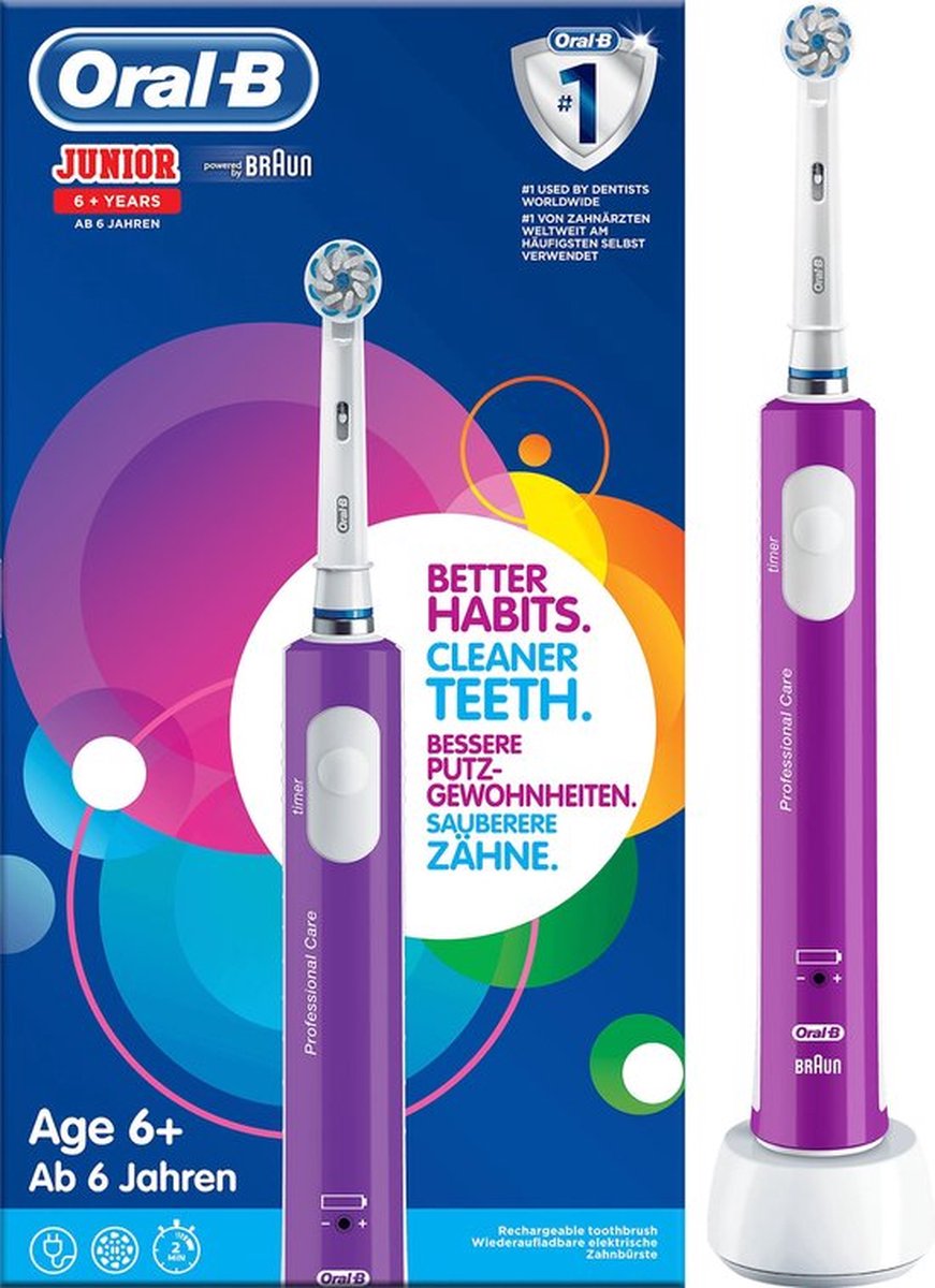 Oral-B Junior Elektrische Tandenborstel Paars