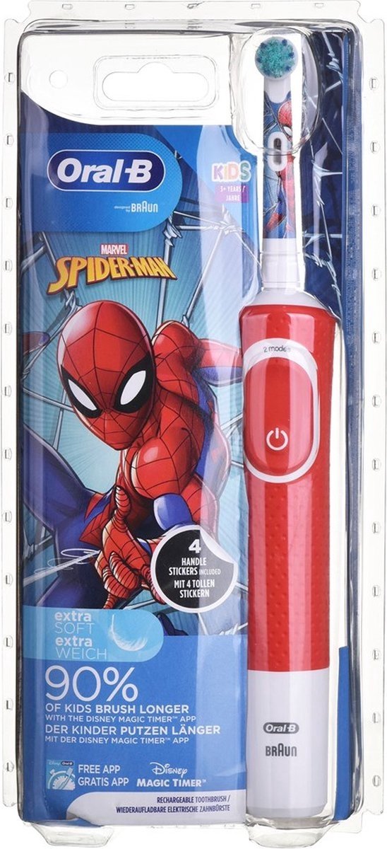 Oral-B Kids Spider-Man elektrische tandenborstel