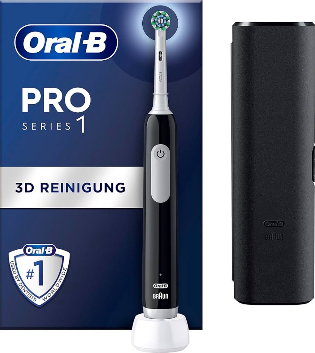 Oral-B Pro 1 Cross Action Elektrische Tandenborstel Zwart