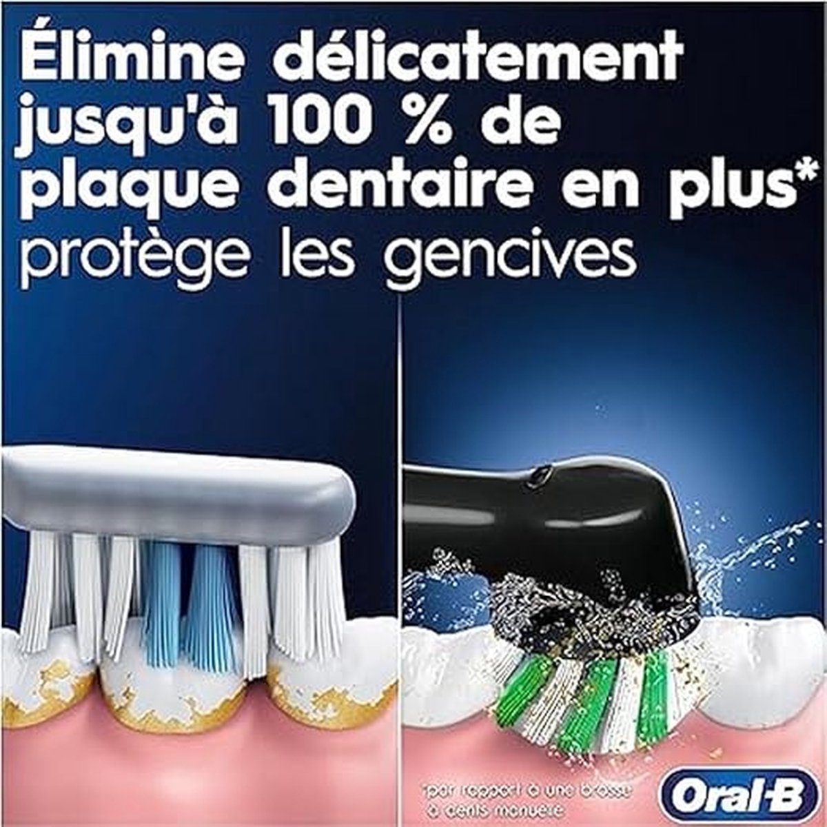 Oral-B Pro 1 Cross Action Elektrische Tandenborstel Zwart