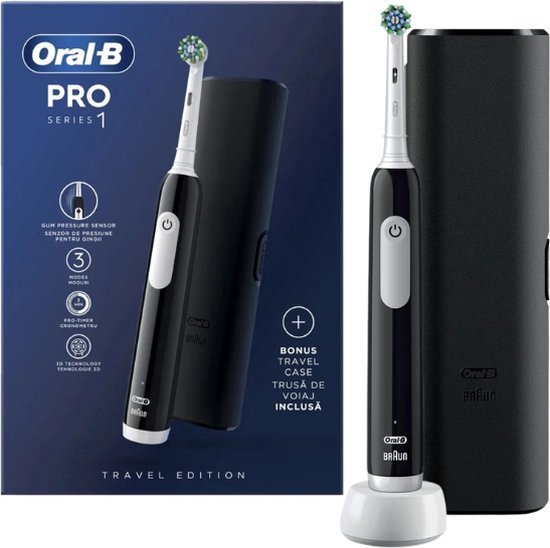 Oral-B Pro 1 Cross Action Elektrische Tandenborstel Zwart