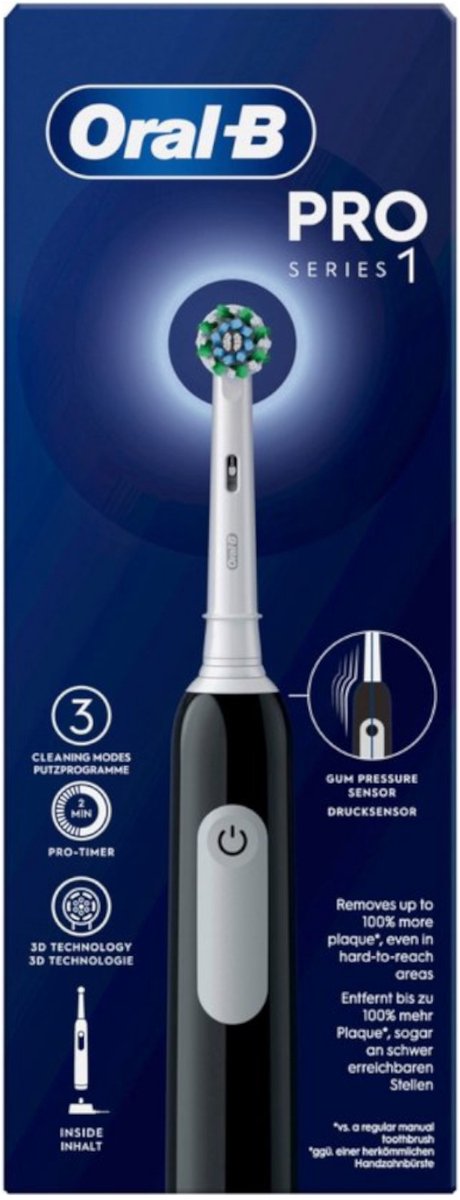 Oral B Pro 1 Cross Action Elektrische Tandenborstel Zwart