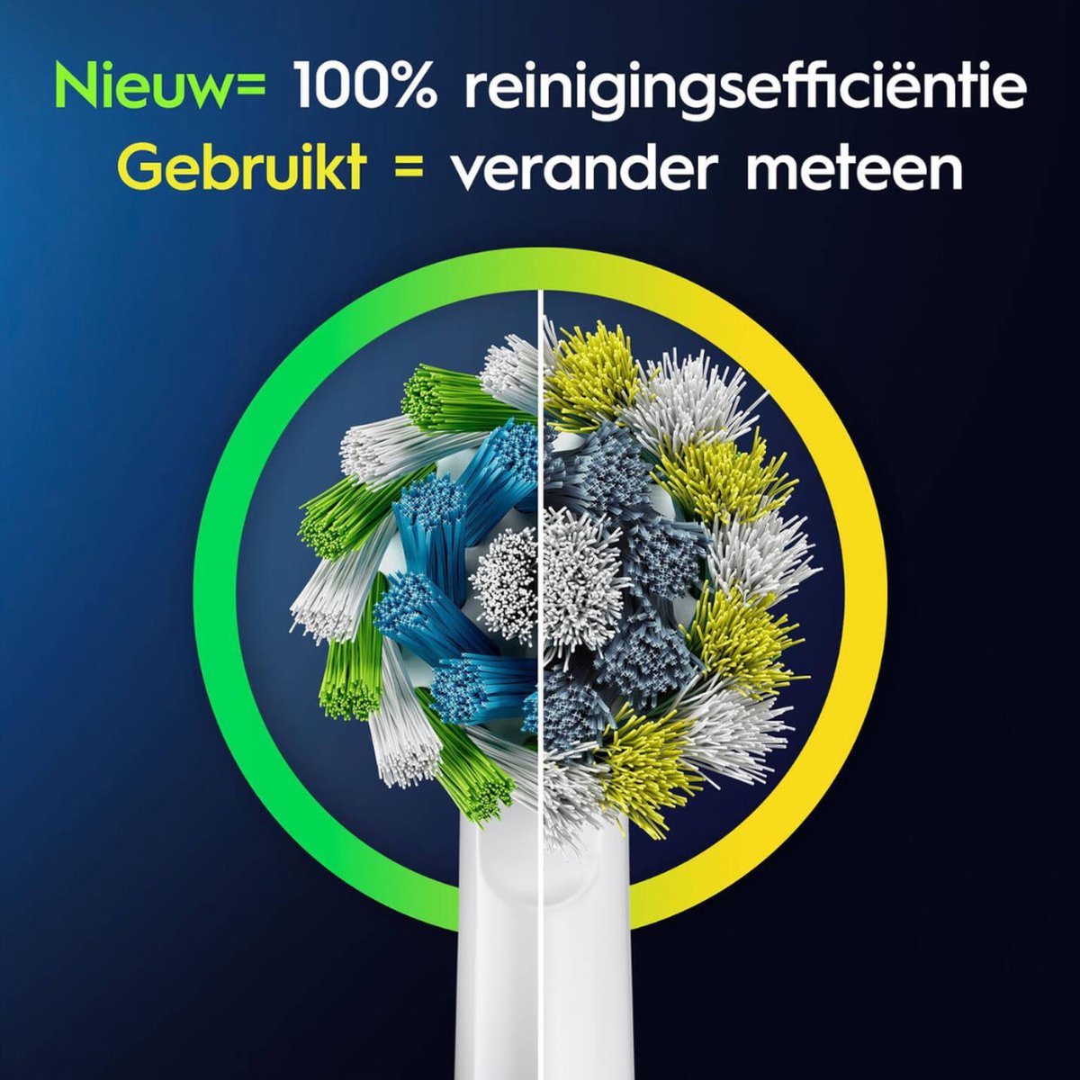 Oral-B PRO 1 Elektrische Tandenborstel Blauw + Extra Body Zwart