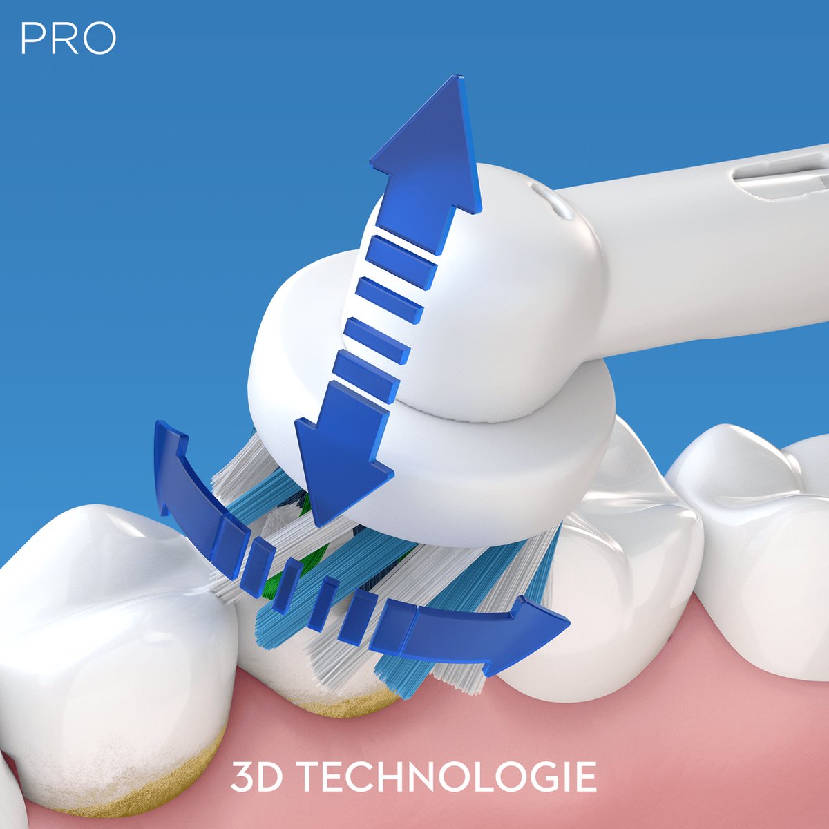Oral-B Pro 2 2000S Ultrathin elektrische tandenborstel zwart