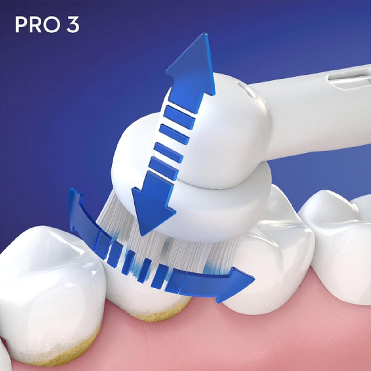Oral-B PRO 3 3000 Black Sensitive Clean elektrische tandenborstel