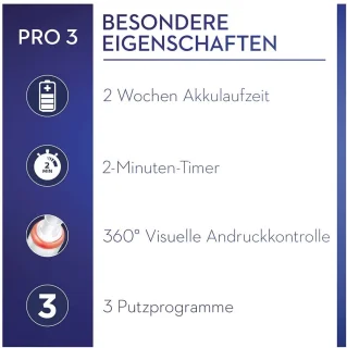 Oral-B Pro 3 3000 Elektrische tandenborstel