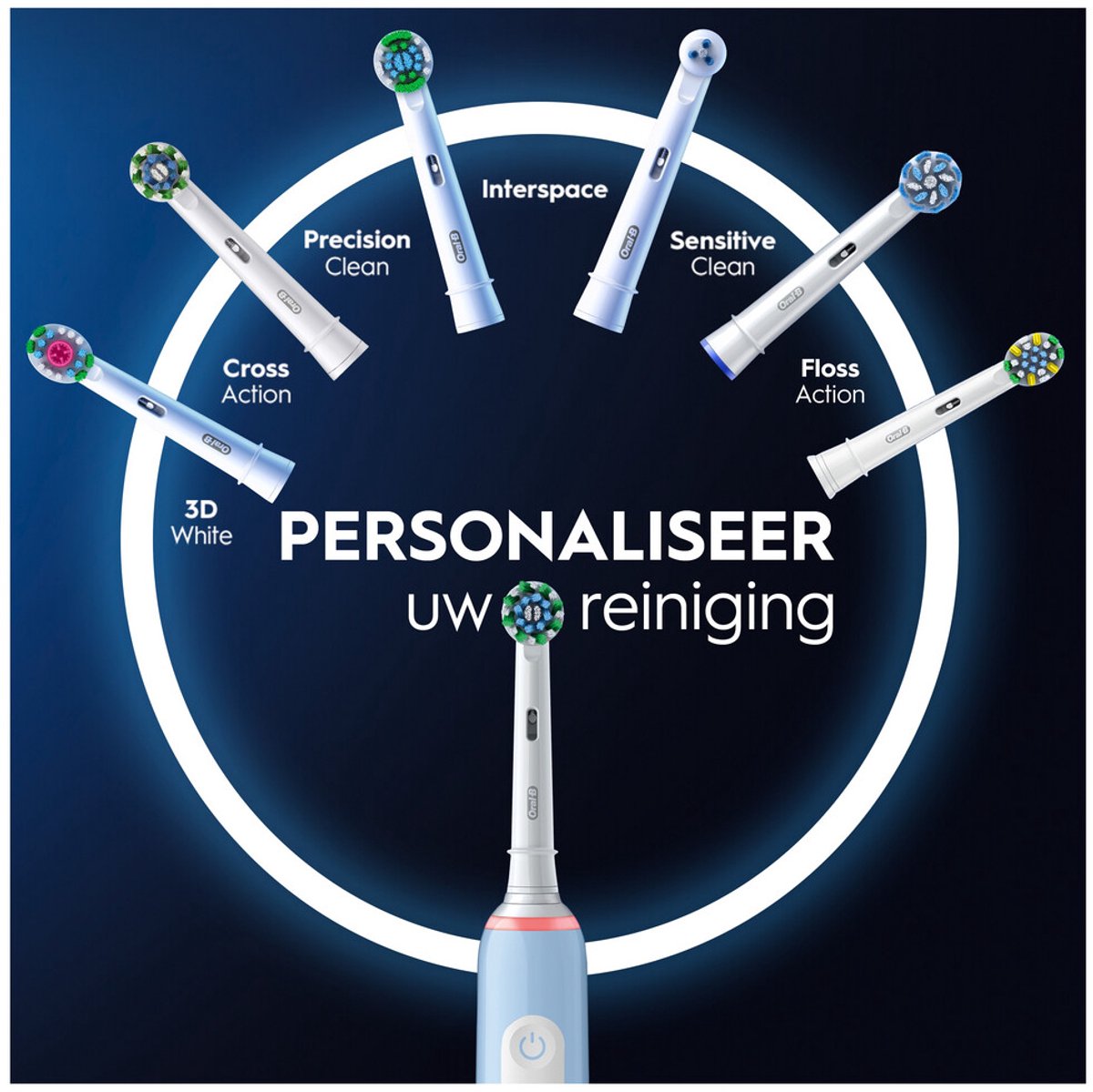 Oral-B Pro 3 3000 Elektrische Tandenborstel Blauw