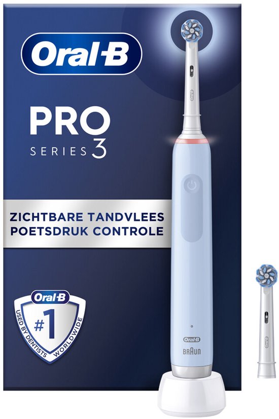 Oral-B Pro 3 3000 Elektrische Tandenborstel Blauw