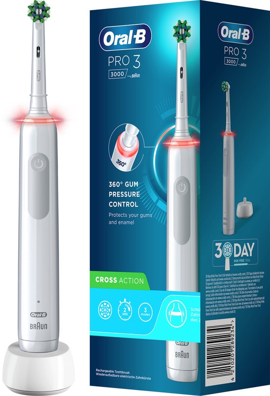 Oral-B Pro 3 3000 Elektrische Tandenborstel Wit
