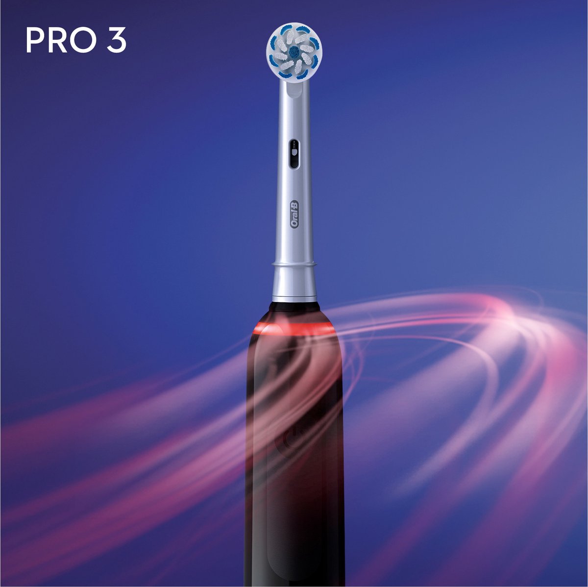 Oral-B Pro 3 3000 Zwarte Elektrische Tandenborstel Braun