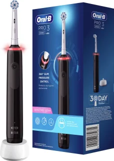 Oral-B Pro 3 3000 Zwarte Elektrische Tandenborstel Braun