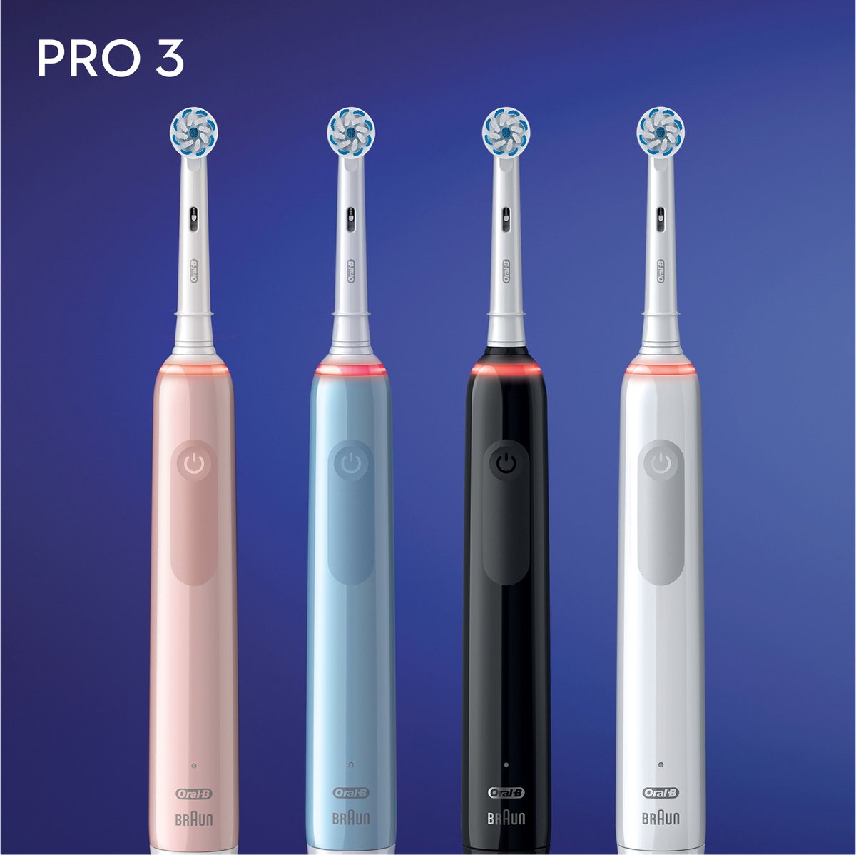 Oral-B Pro 3 3000 Zwarte Elektrische Tandenborstel Braun