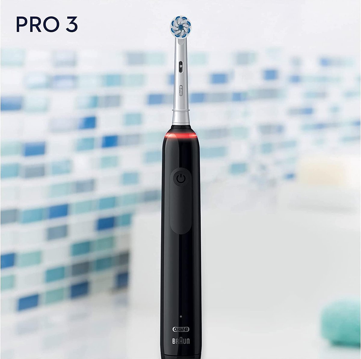 Oral-B Pro 3 3000 Zwarte Elektrische Tandenborstel Braun