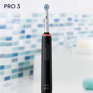 Oral-B Pro 3 3000 Zwarte Elektrische Tandenborstel Braun