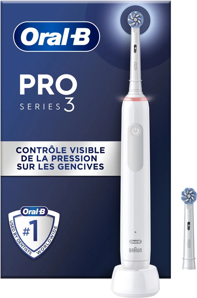 Oral-B Pro 3 3300 Elektrische tandenborstel Wit
