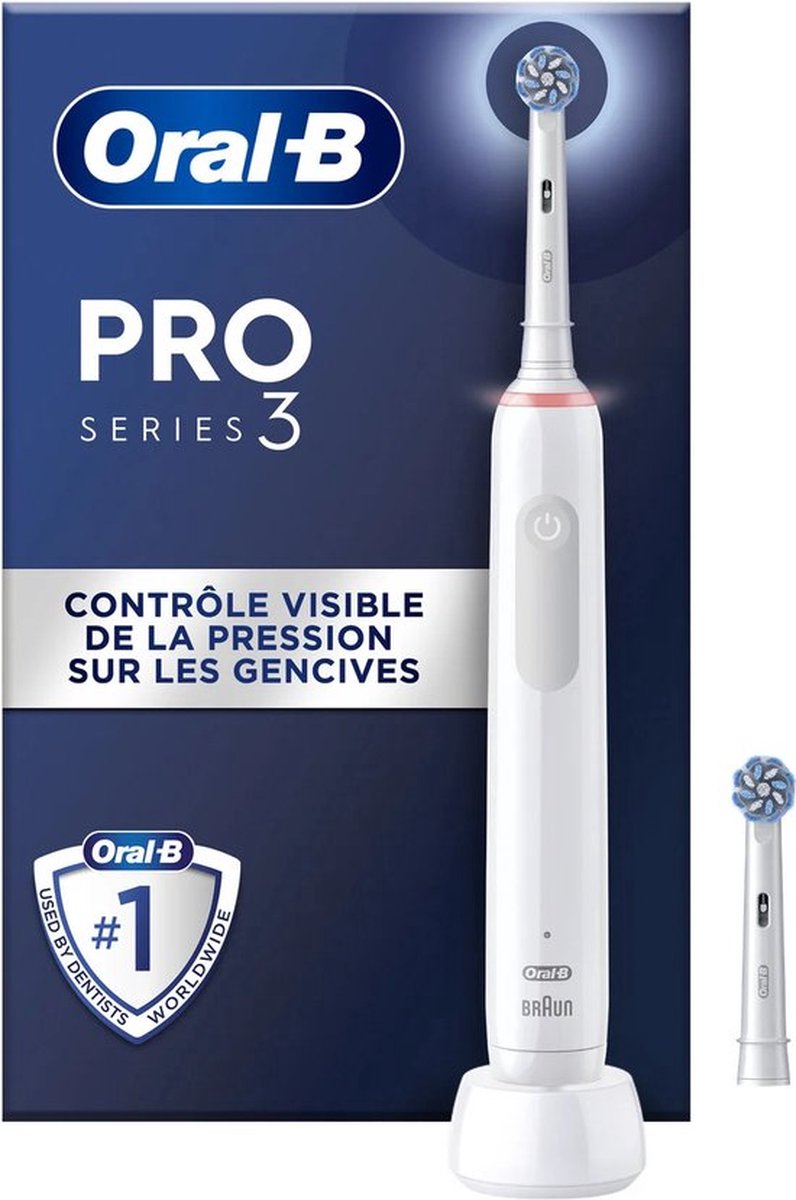 Oral-B Pro 3 3300 Elektrische tandenborstel Wit