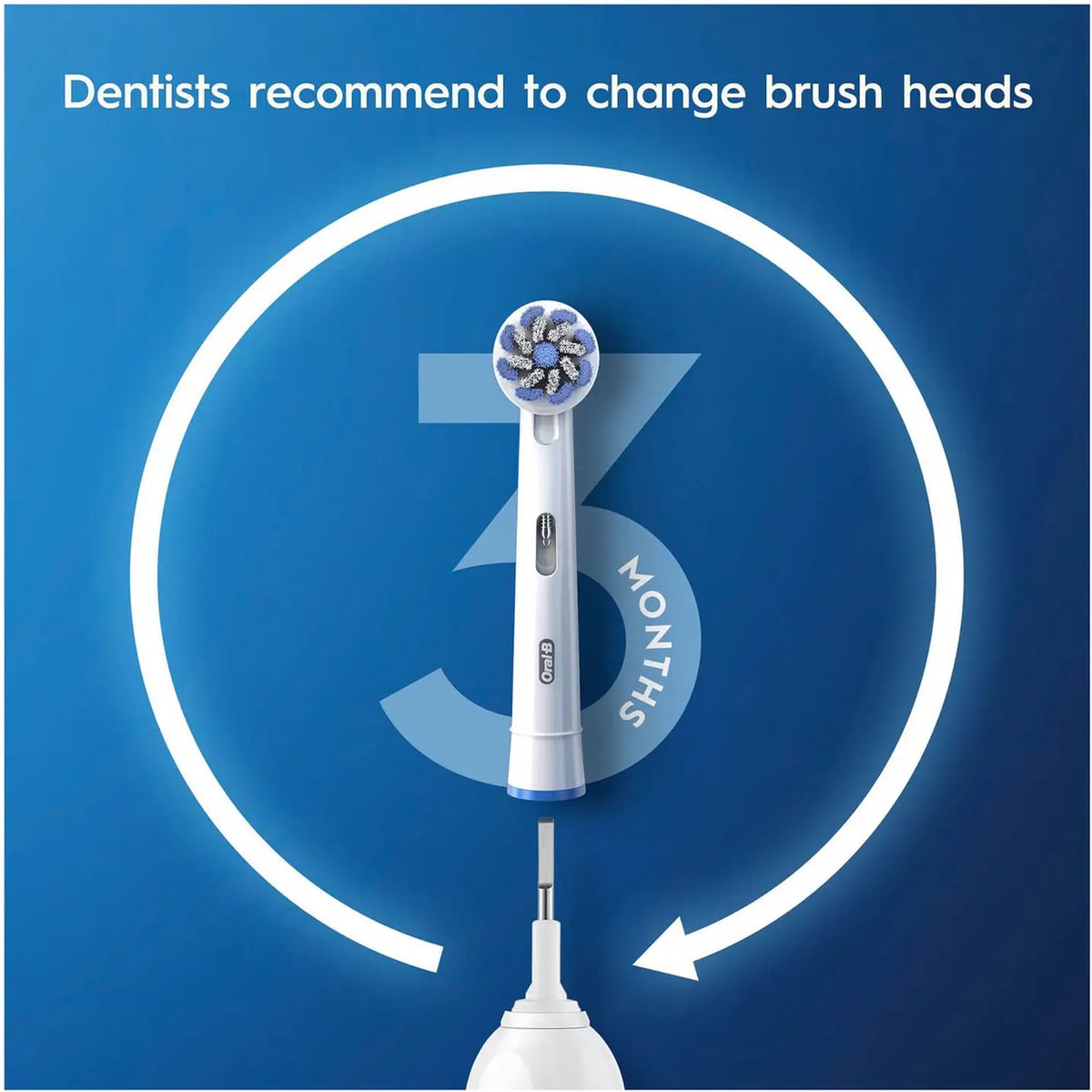 Oral-B Pro 3 3300 Elektrische tandenborstel Wit