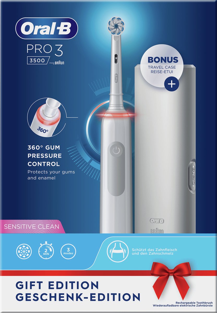 Oral-B Pro 3 3500 Elektrische Tandenborstel Wit
