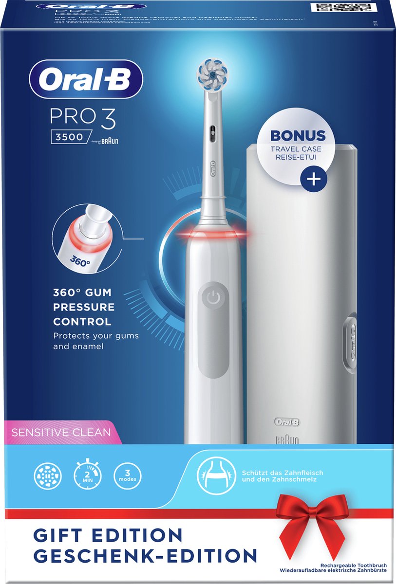 Oral-B Pro 3 3500 Elektrische Tandenborstel Wit