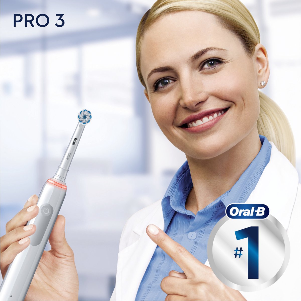 Oral-B Pro 3 3500 Elektrische Tandenborstel Wit