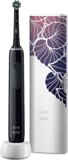 Oral-B Pro 3 3500 Zwart Elektrische Tandenborstel Floral Edition