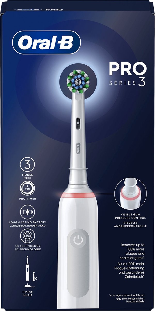 Oral-B PRO 3 3700 Tandenborstel Wit