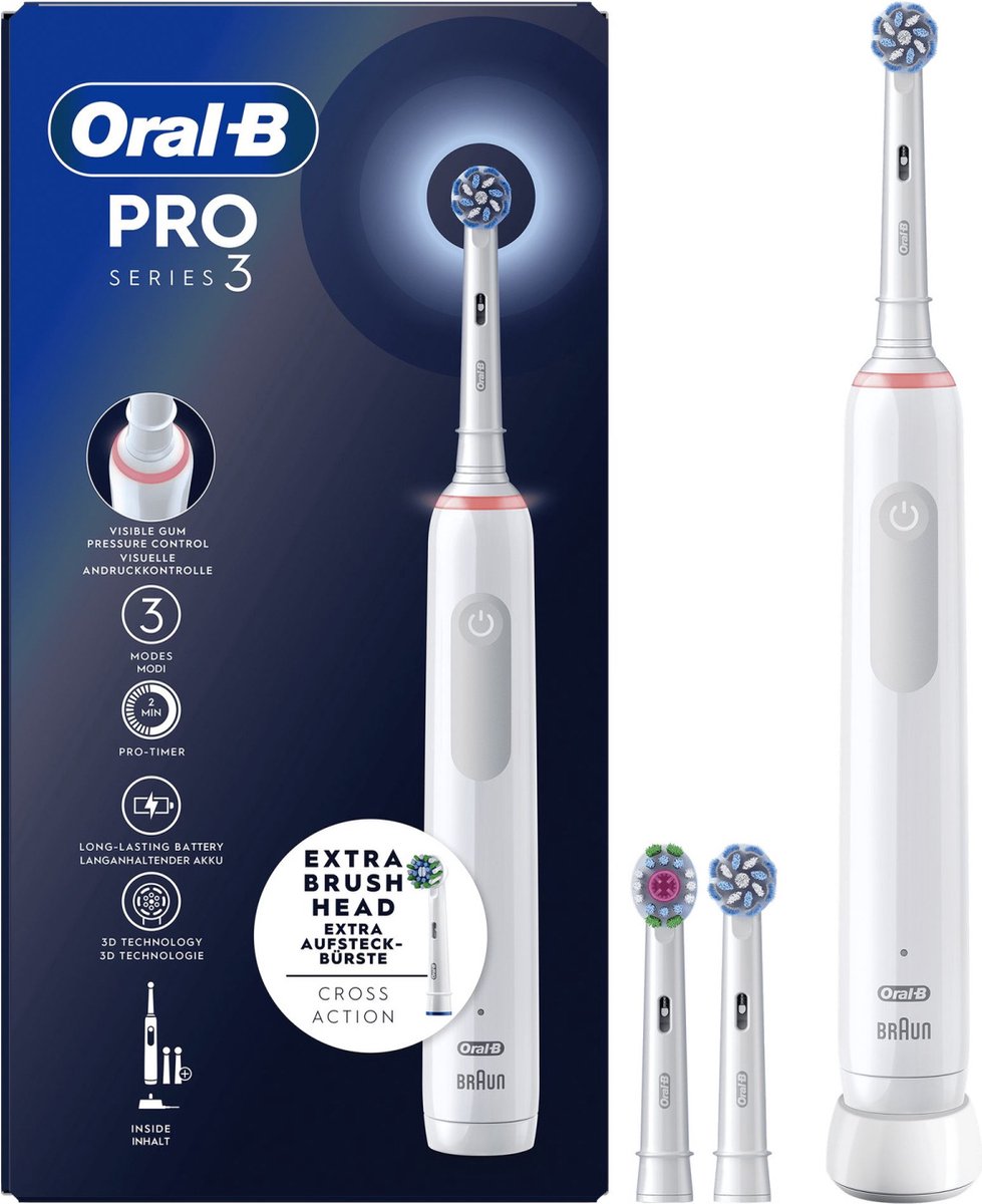 Oral-B PRO 3 3700 Tandenborstel Wit