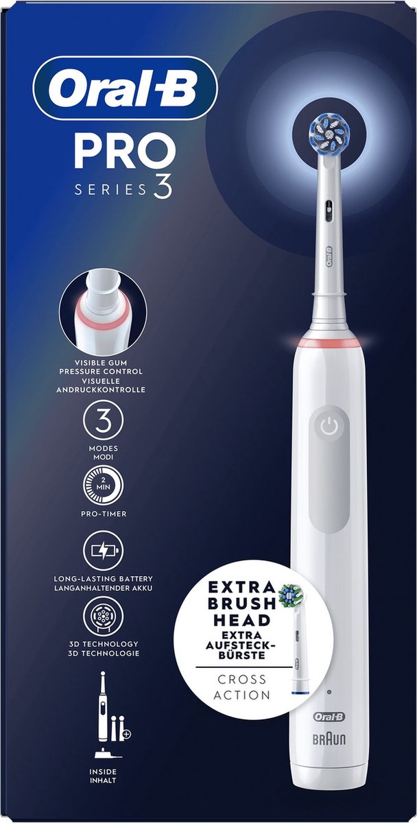 Oral-B PRO 3 3700 Tandenborstel Wit