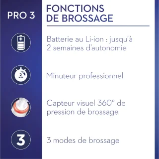 Oral-B Pro 3 3770 elektrische tandenborstel