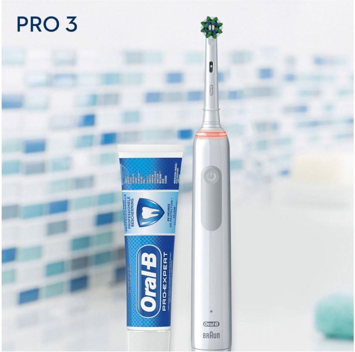 Oral-B Pro 3 3800 Elektrische Tandenborstel Wit