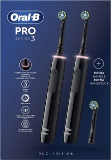 Oral-B Pro 3 3900 Duo Elektrische Tandenborstel Zwart 2-pack
