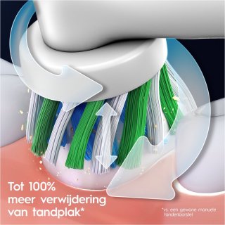 Oral B Pro 3 3900 Duo elektrische tandenborstel zwart en roze